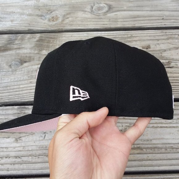 New Era San Francisco Giants 1901 All Star Game Patch Black Pink Fitted Hat Cap - Picture 4 of 6